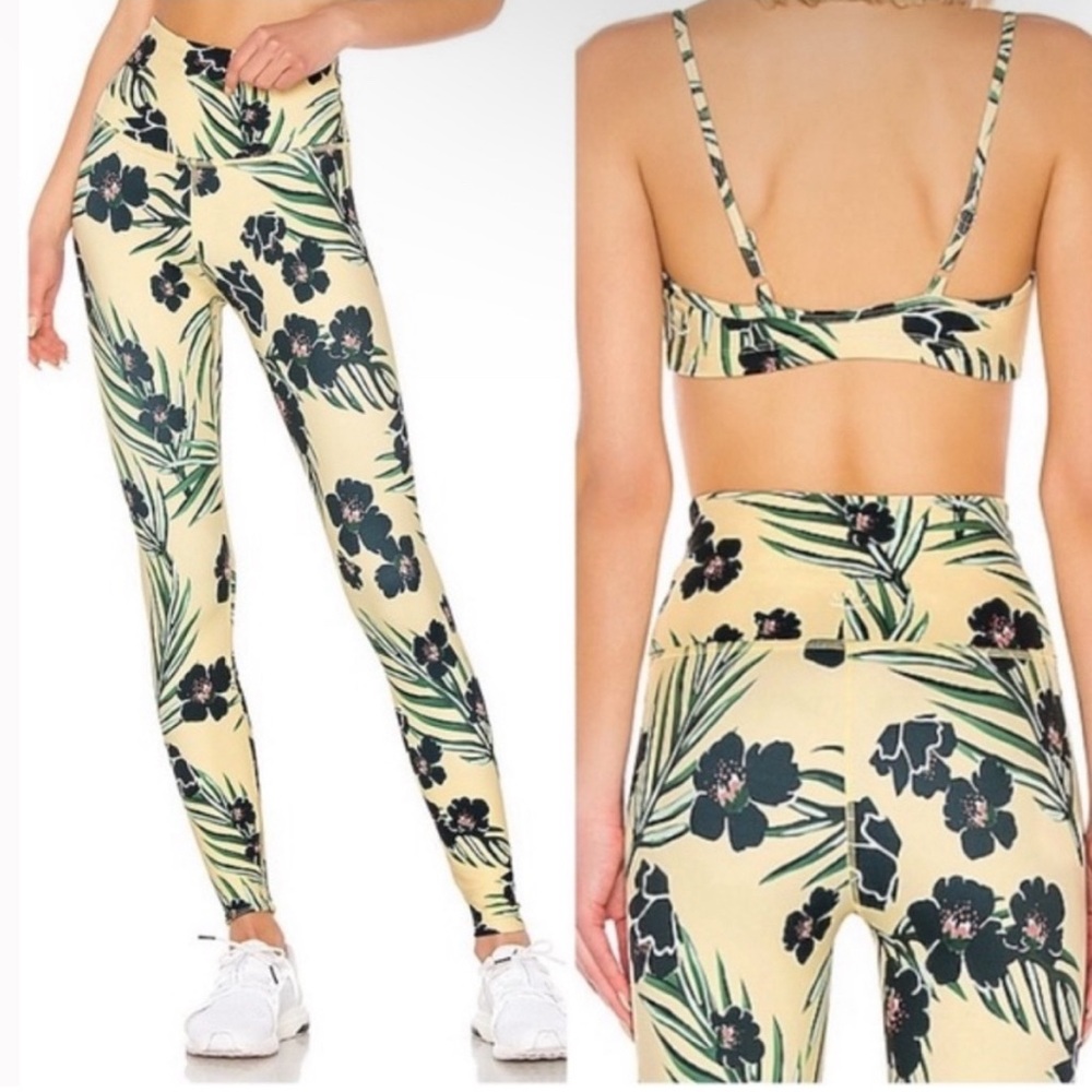 🚫SOLD🚫 Beyond Yoga Olympus Floral Sunrise High Waisted 7/8 Legging NWOT